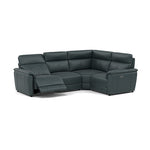 Orkney Small Corner Recliner Sofa - Combination 8 2.5 Corner 1.25 Power Fabric - Right Hand Facing - Power Recliner with USB Sterling Home 5 BFA-BLJ-2047 LAKE GREEN