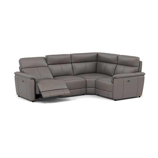 Orkney Small Corner Recliner Sofa - Combination 7 2.5 Corner 1.25 Power Cat 20S - Power Recliner with USB Corner Sofas Sterling Home 2 BXS-042E ELEPHANT