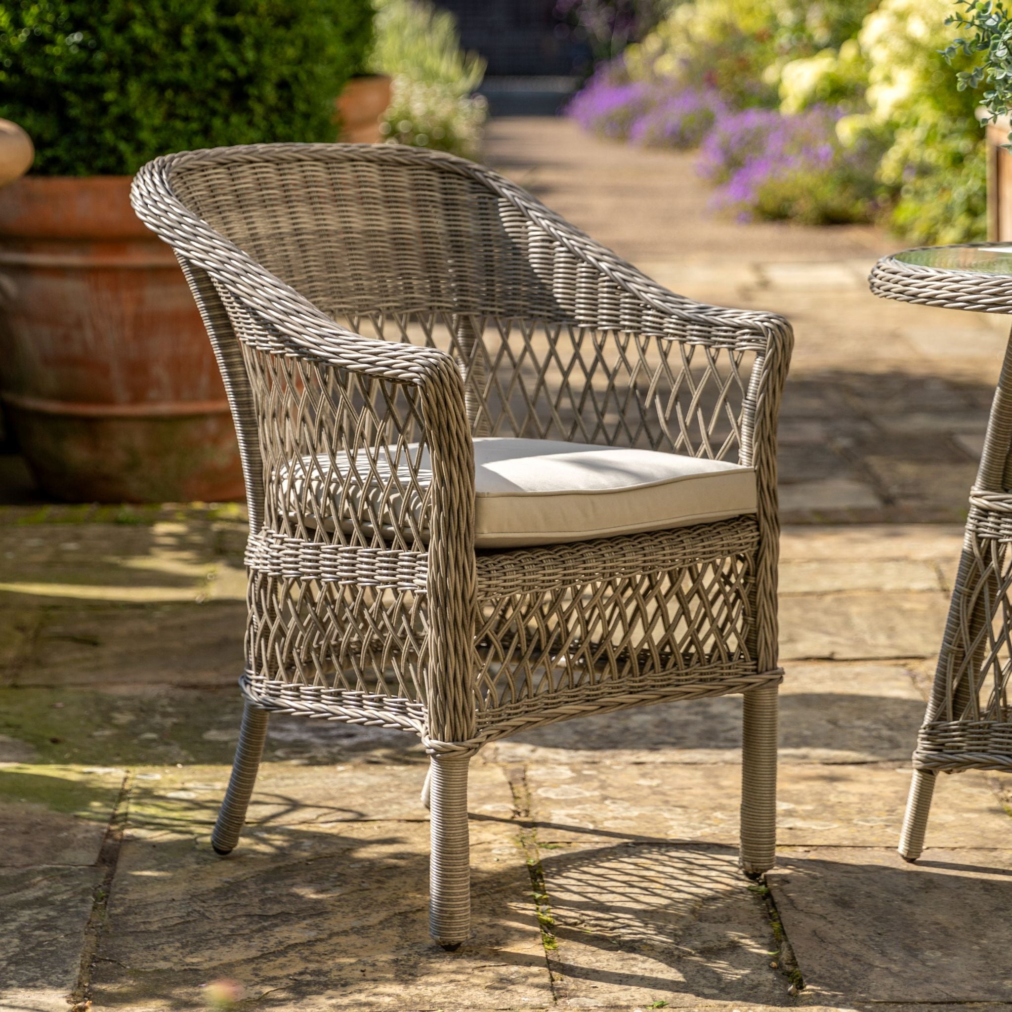 Menton Bistro Set Stone Bistro Sets Sterling Home 3