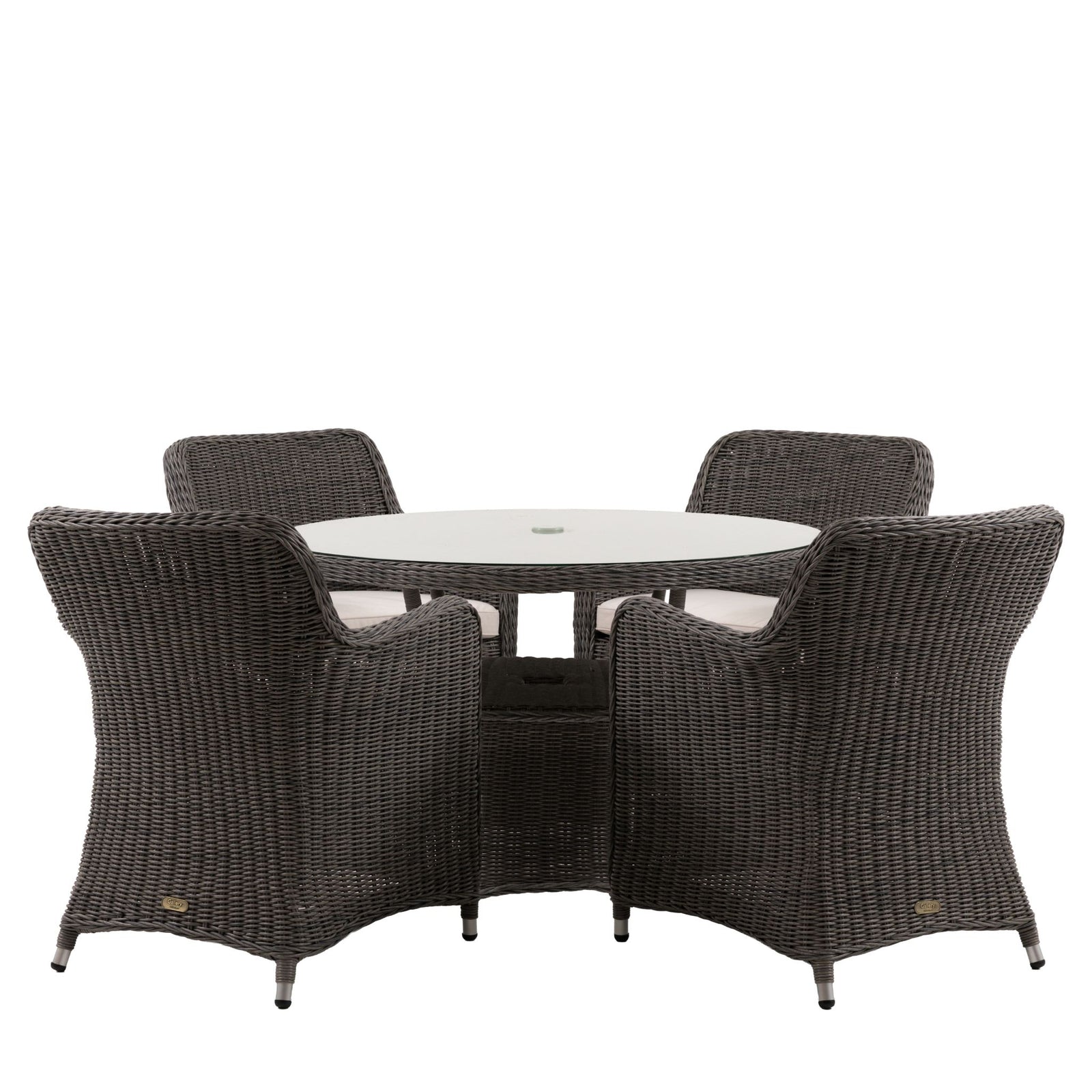 Ascot 4 Seater Round Dining Set Dining Sets Sterling Home 2