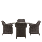 Ascot 4 Seater Round Dining Set Dining Sets Sterling Home 5