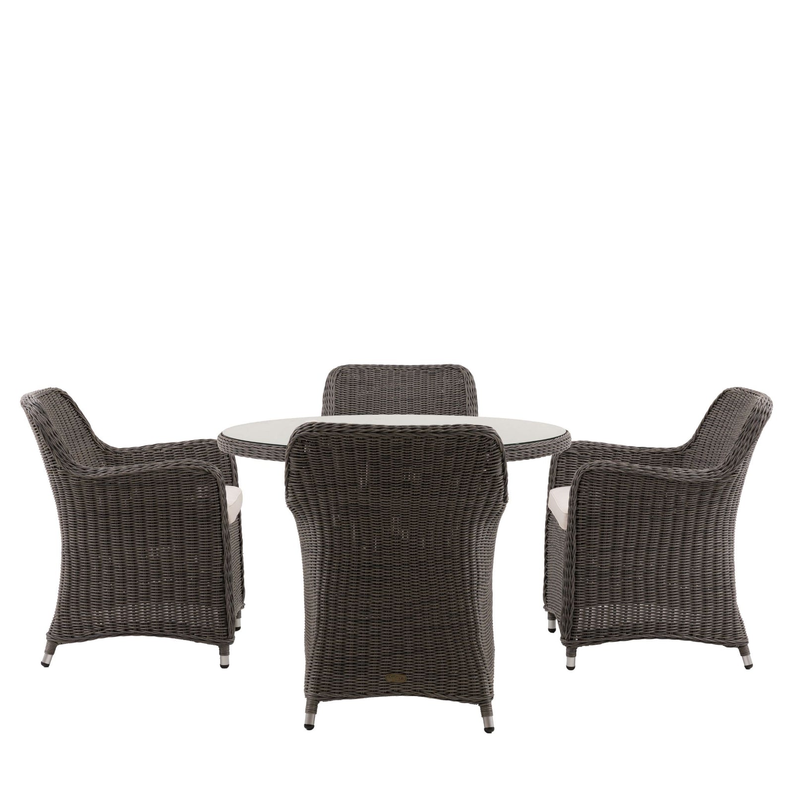 Ascot 4 Seater Round Dining Set Dining Sets Sterling Home 5