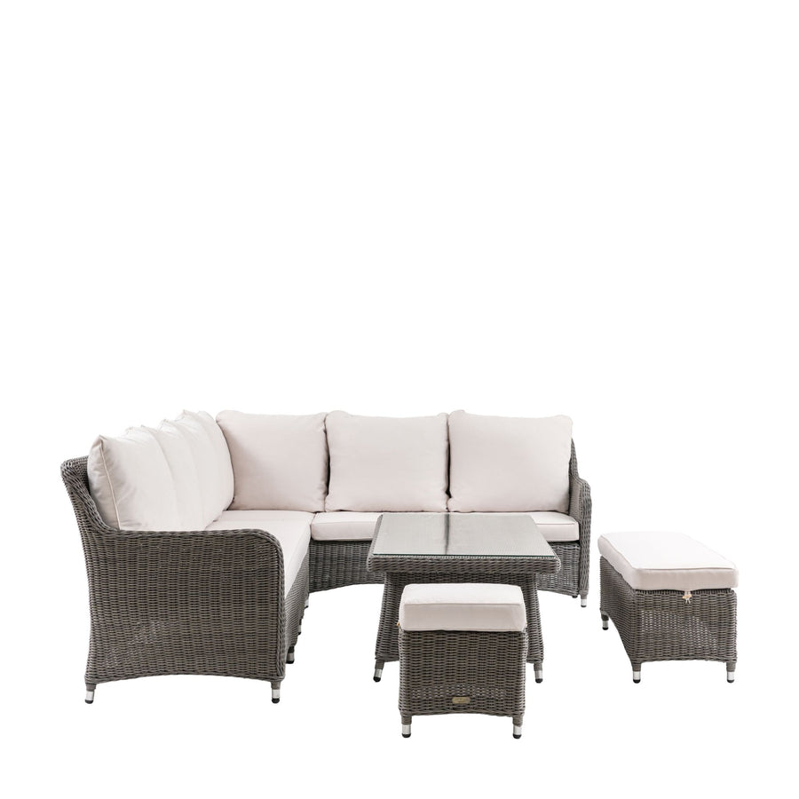 Ascot Corner Dining Set With Rising Table Dining Sets Sterling Home 2