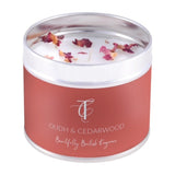 Oudh & Cedarwood Tin Candle