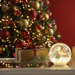 Lit Crackle Effect Robin Ball - BO Lit Crackle Effect Robin Ball 15CM Sterling Home 2