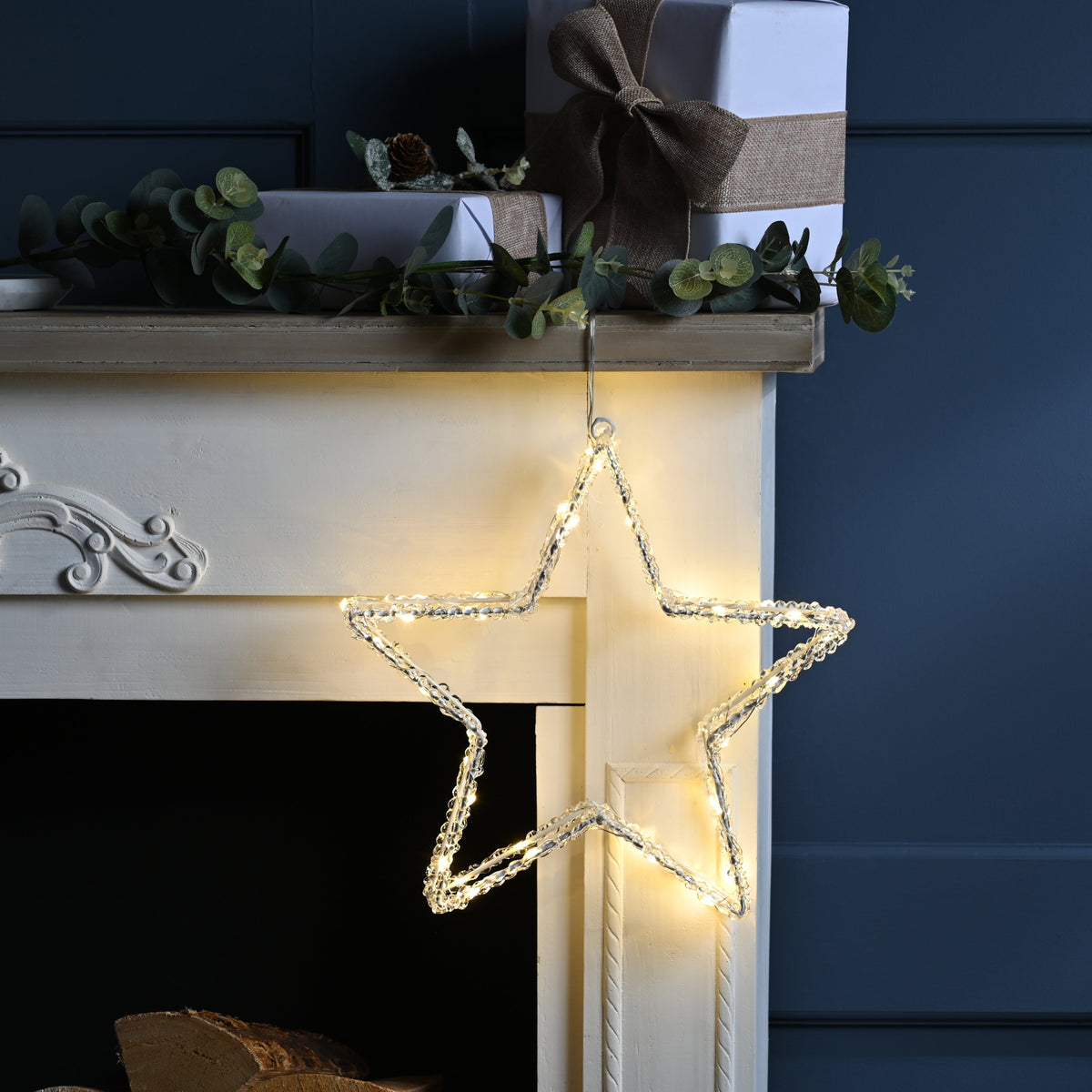 Lit Acrylic Star - Lit Acrylic Star 31CM Sterling Home 1