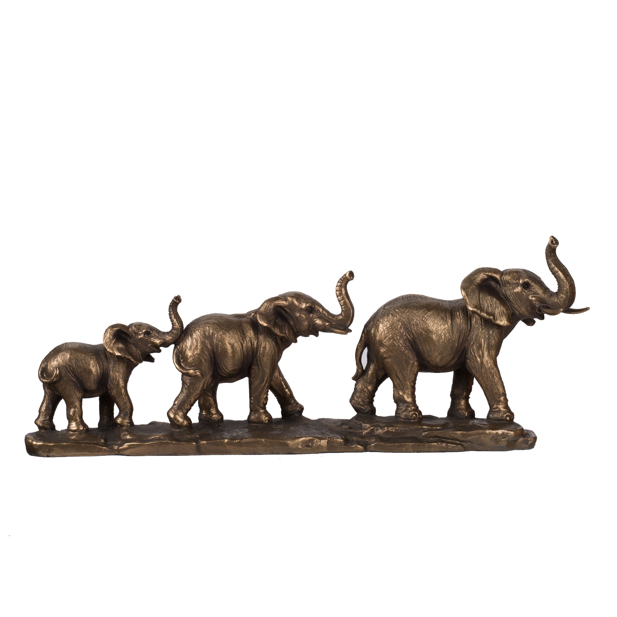 Elephant Trio Ornament - Elephant Trio 45CM Sterling Home 1