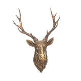 Antique Gold Reindeer Head