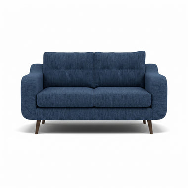 Phoebe 2 Seater Sofa - Small Sofa Standard Back Grade A Sterling Home 5 Capital Indigo American Walnut