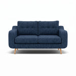 Phoebe 2 Seater Sofa - Small Sofa Standard Back Grade A Sterling Home 15 Capital Indigo Natural