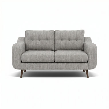 Phoebe 2 Seater Sofa - Small Sofa Standard Back Grade A Sterling Home 1 Capital Light Grey American Walnut