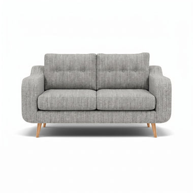 Phoebe 2 Seater Sofa - Small Sofa Standard Back Grade A Sterling Home 11 Capital Light Grey Natural