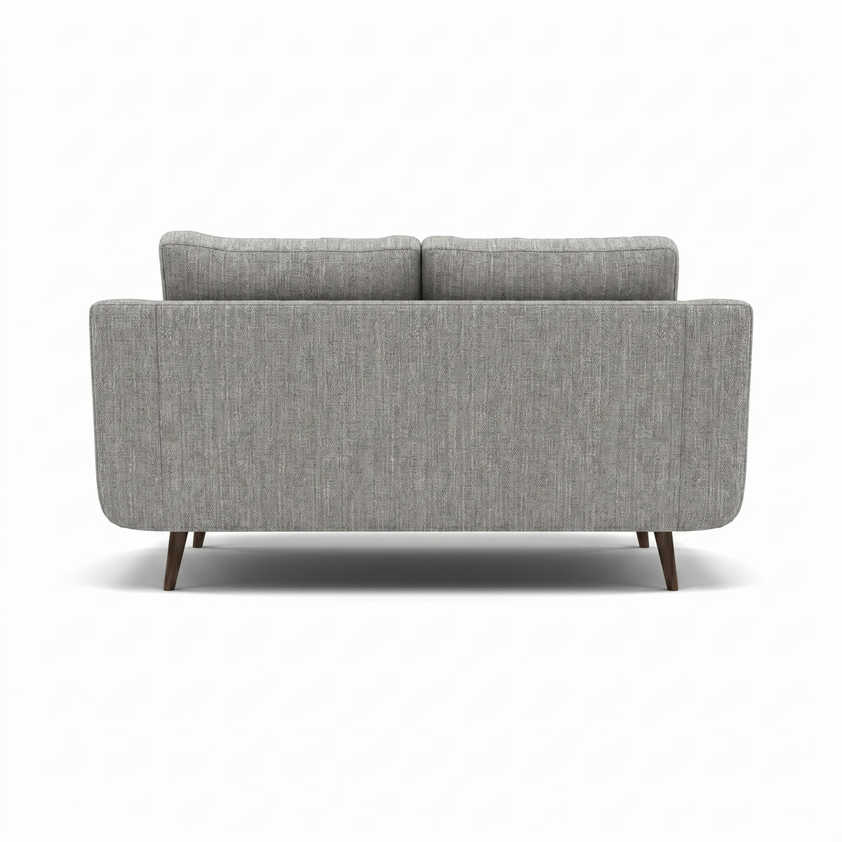 Phoebe 2 Seater Sofa - Small Sofa Standard Back Grade A — Capital Light Grey / American Walnut, gallery image 2