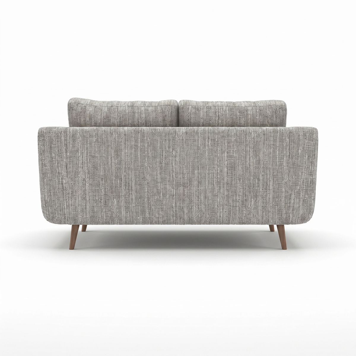 Phoebe 2 Seater Sofa - Small Sofa Standard Back Grade A — Capital Light Grey / Weathered Oak, gallery image 2