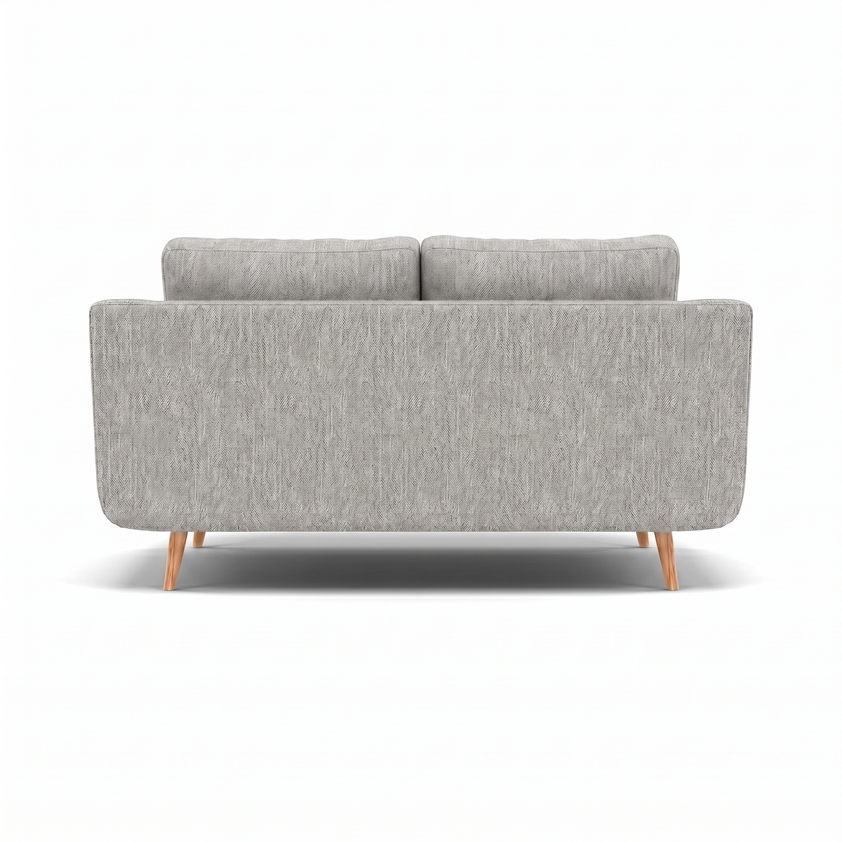 Phoebe 2 Seater Sofa - Small Sofa Standard Back Grade A — Capital Light Grey / Natural, gallery image 2