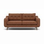 Phoebe 3 Seater Sofa - Large Sofa Standard Back Grade A Sterling Home 6 Capital Burnt Orange American Walnut