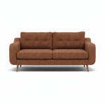 Phoebe 3 Seater Sofa - Large Sofa Standard Back Grade A Sterling Home 16 Capital Burnt Orange Natural