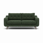 Phoebe 3 Seater Sofa - Large Sofa Standard Back Grade A Sterling Home 7 Capital Dark Green American Walnut