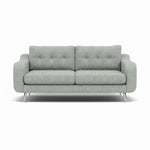 Phoebe 3 Seater Sofa - Large Sofa Standard Back Grade A Sterling Home 20 Capital Ecru Chrome