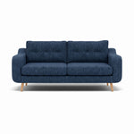 Phoebe 3 Seater Sofa - Large Sofa Standard Back Grade A Sterling Home 18 Capital Indigo Natural