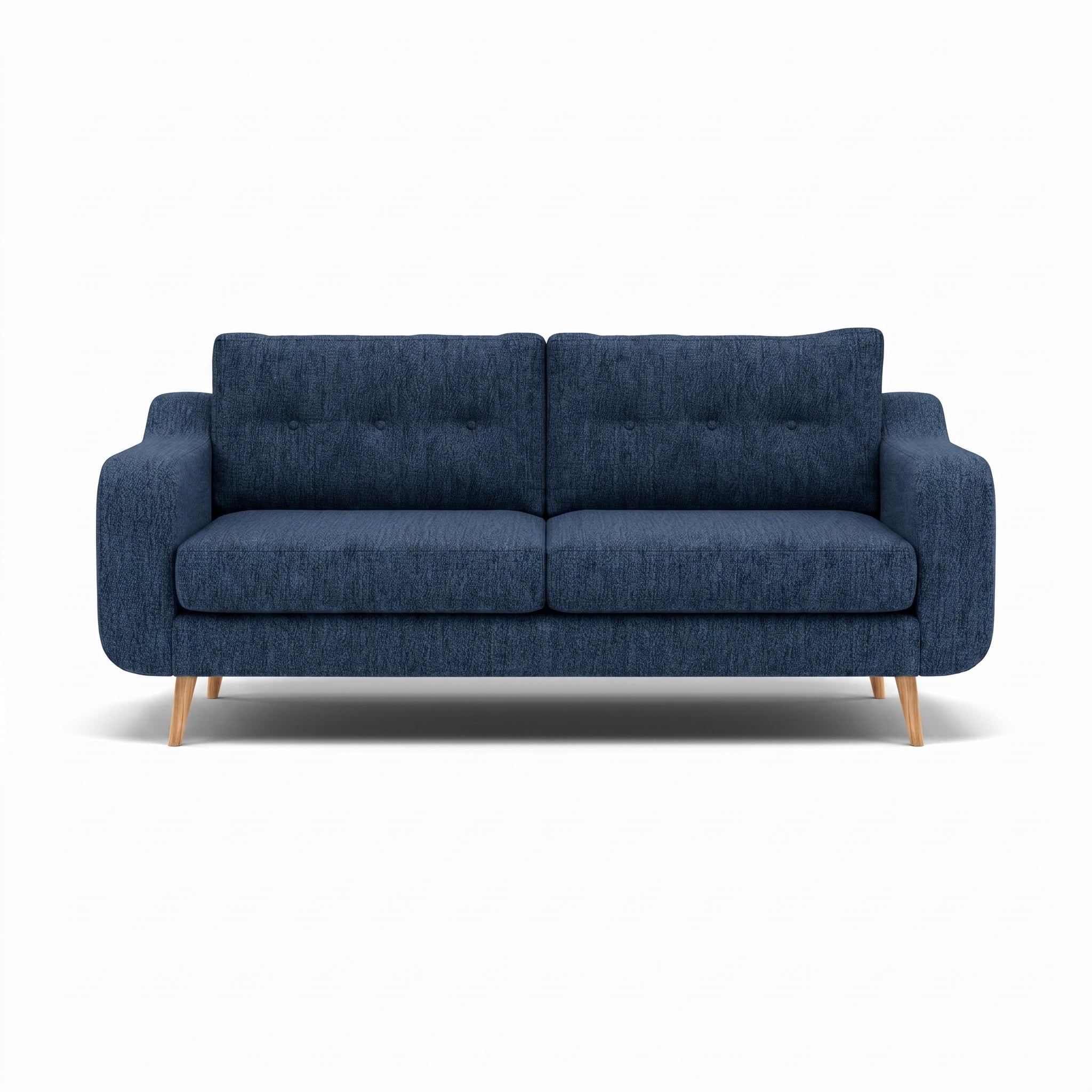 Phoebe 3 Seater Sofa - Large Sofa Standard Back Grade A Sterling Home 18 Capital Indigo Natural