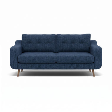Phoebe 3 Seater Sofa - Large Sofa Standard Back Grade A Sterling Home 13 Capital Indigo Weathered Oak
