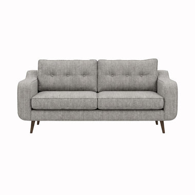 Phoebe 3 Seater Sofa - Large Sofa Standard Back Grade A Sterling Home 1 Capital Light Grey American Walnut