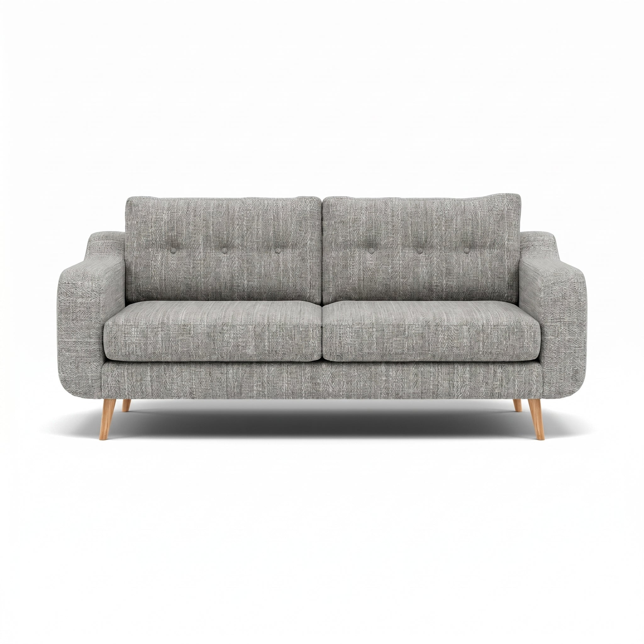 Phoebe 3 Seater Sofa - Large Sofa Standard Back Grade A Sterling Home 14 Capital Light Grey Natural