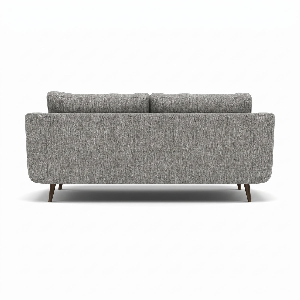 Phoebe 3 Seater Sofa - Large Sofa Standard Back Grade A — Capital Light Grey / American Walnut, gallery image 2