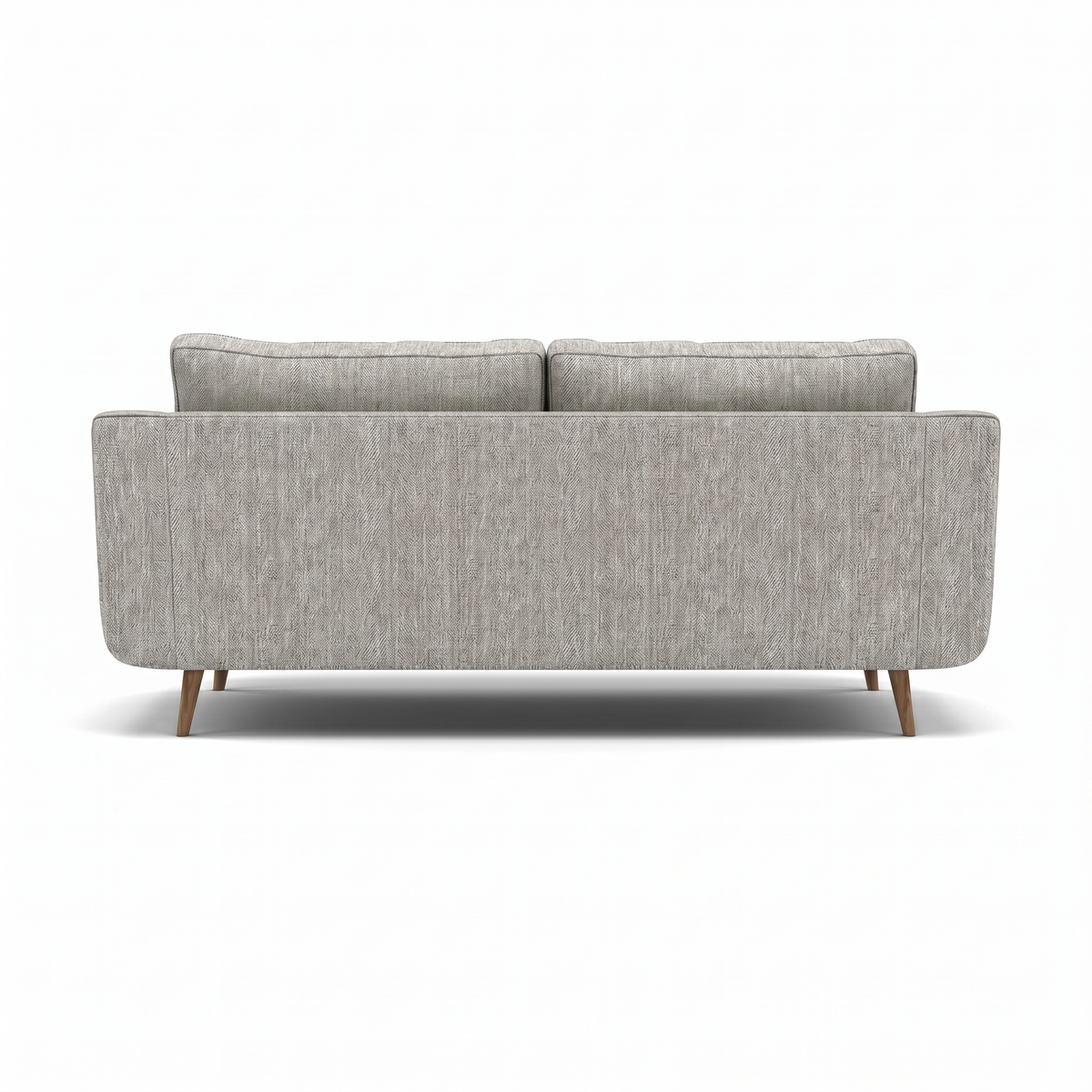 Phoebe 3 Seater Sofa - Large Sofa Standard Back Grade A — Capital Light Grey / Weathered Oak, gallery image 2