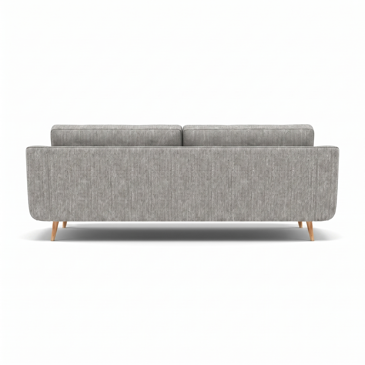 Phoebe 4 Seater Sofa - Extra Large Sofa Standard Back Grade A — Capital Light Grey / Natural, gallery image 2