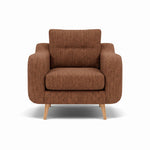 Phoebe Armchair - Chair Grade A Sterling Home 14 Capital Burnt Orange Natural