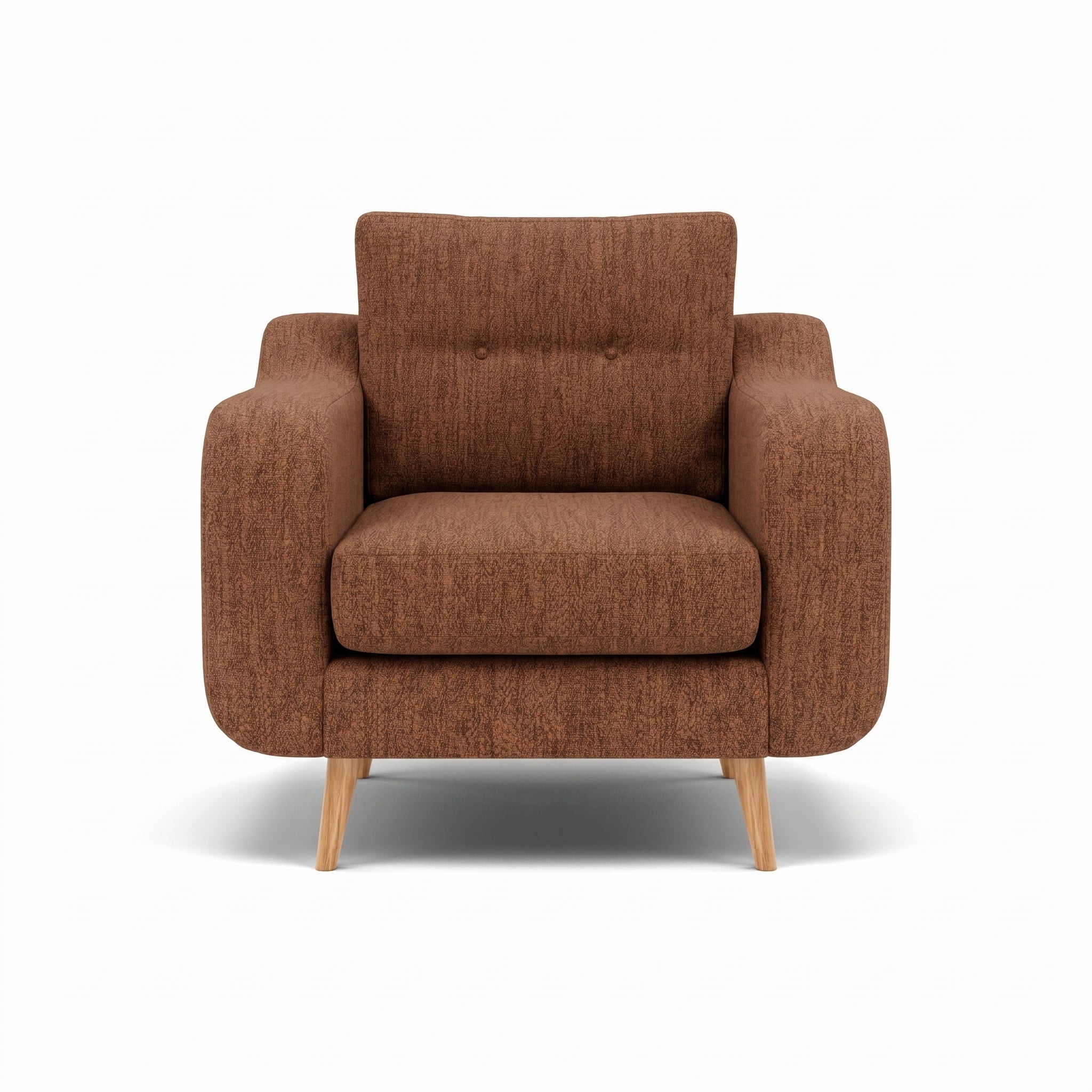Phoebe Armchair - Chair Grade A Sterling Home 14 Capital Burnt Orange Natural