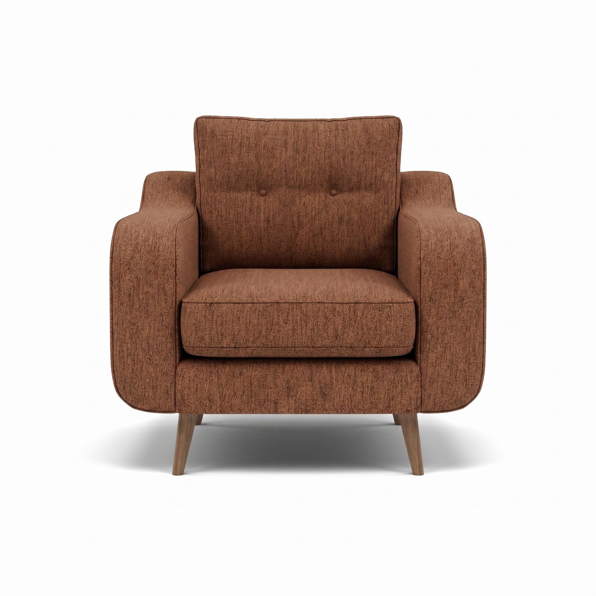 Phoebe Armchair - Chair Grade A Sterling Home 9 Capital Burnt Orange Weathered Oak