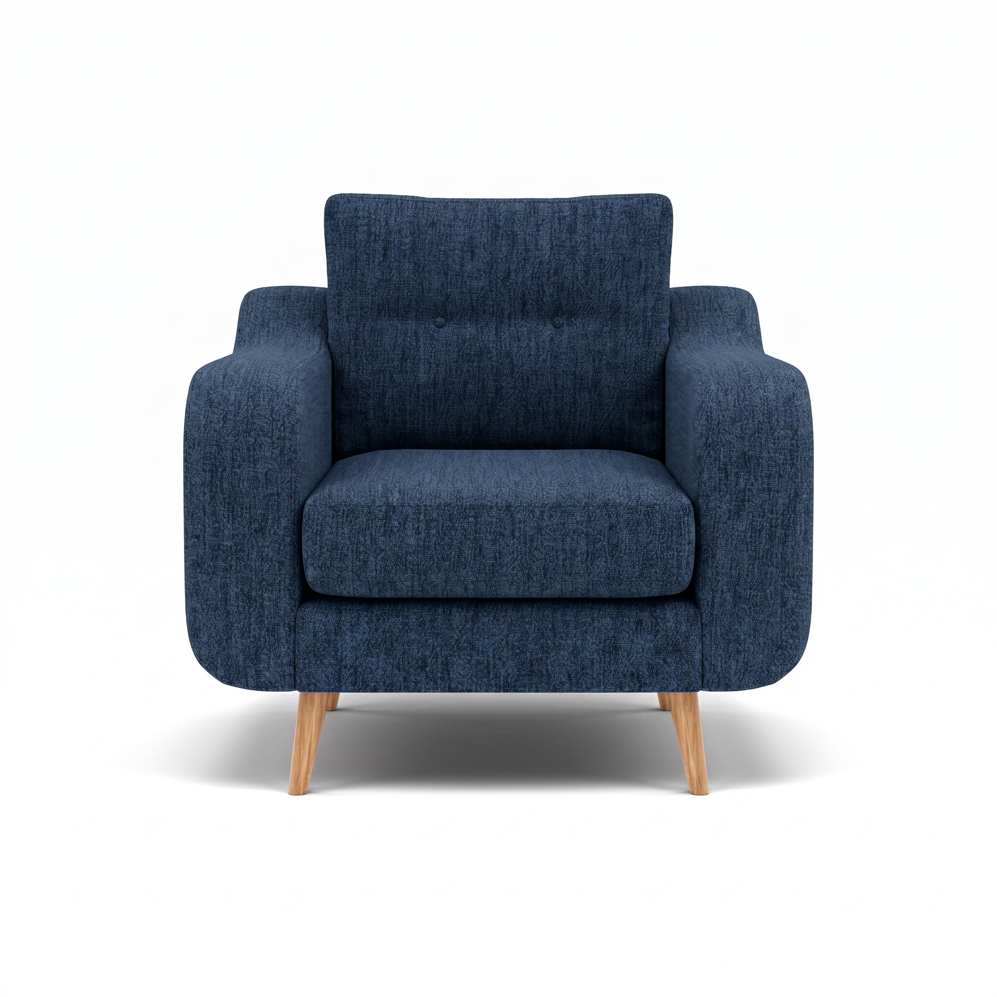 Phoebe Armchair - Chair Grade A Sterling Home 16 Capital Indigo Natural