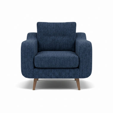 Phoebe Armchair - Chair Grade A Sterling Home 11 Capital Indigo Weathered Oak