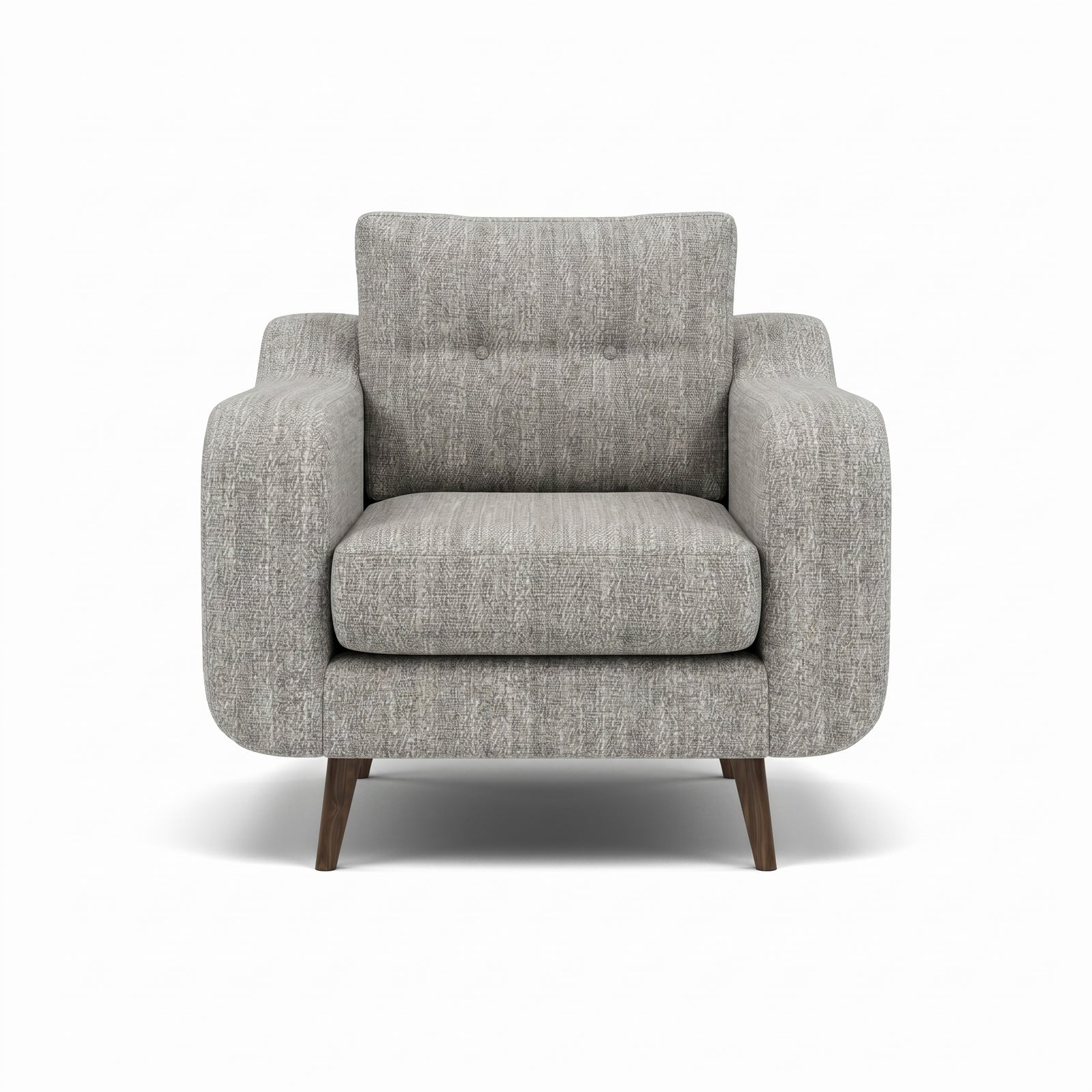 Phoebe Armchair - Chair Grade A Sterling Home 1 Capital Light Grey American Walnut