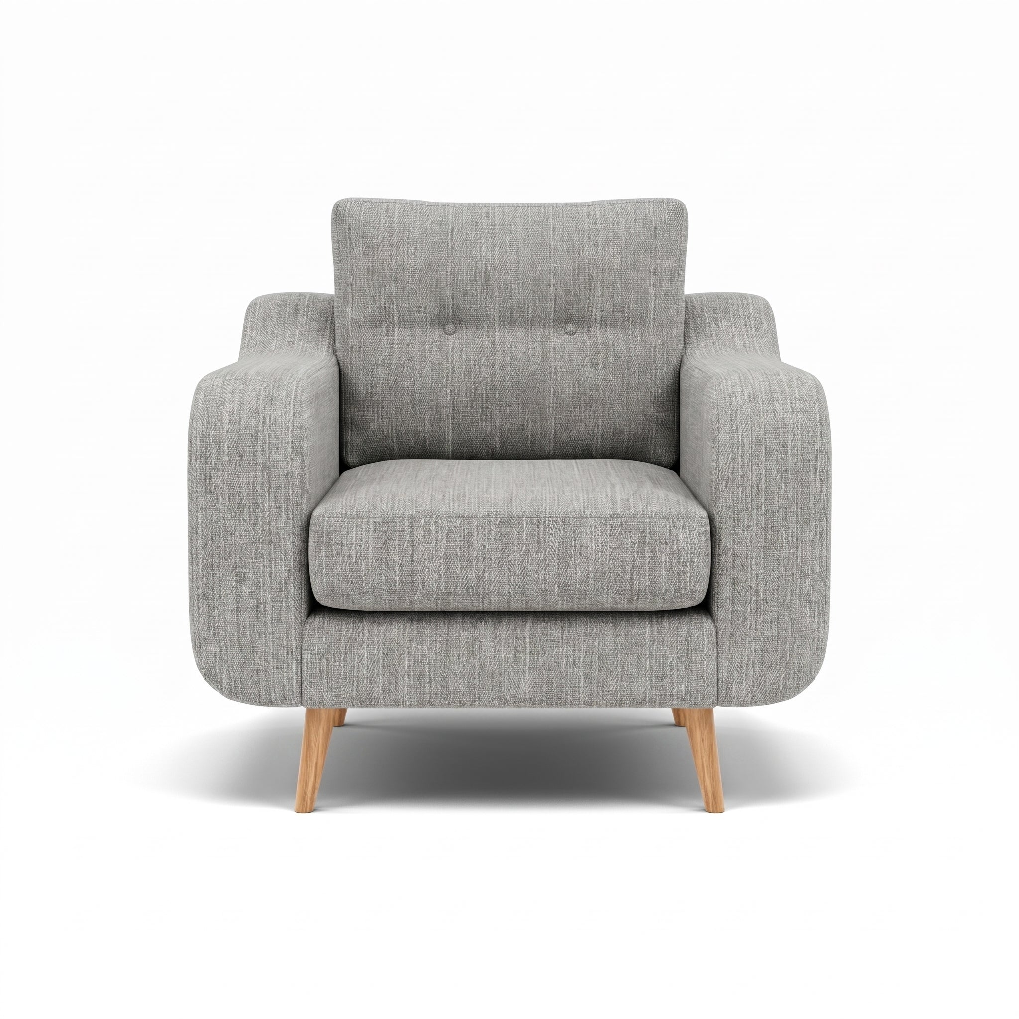Phoebe Armchair - Chair Grade A Sterling Home 12 Capital Light Grey Natural