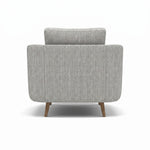 Phoebe Armchair - Chair Grade A — Capital Light Grey / Weathered Oak, gallery image 2