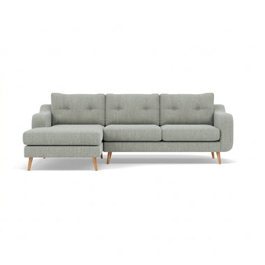 Phoebe Large Chaise Sofa - Large Chaise Sofa LHF Standard Back Grade A - Left Hand Facing Sterling Home 8 Capital Ecru Natural