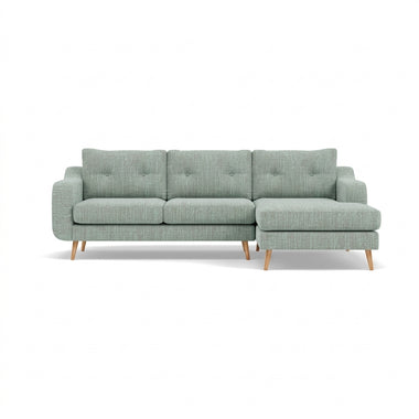 Phoebe Large Chaise Sofa - Large Chaise Sofa RHF Standard Back Grade A - Right Hand Facing Sterling Home 13 Capital Ecru Natural