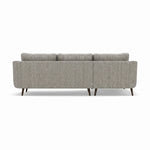Phoebe Large Chaise Sofa - Large Chaise Sofa LHF Standard Back Grade A - Left Hand Facing — Capital Light Grey / American Walnut, gallery image 2