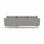 Phoebe Large Chaise Sofa - Large Chaise Sofa RHF Standard Back Grade A - Right Hand Facing — Capital Light Grey / Natural, gallery image 2