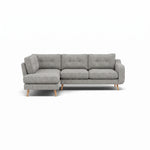 Phoebe Corner Sofa - Corner Group LHF Grade A - Left Hand Facing Sterling Home 4 Capital Light Grey Natural