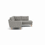 Phoebe Corner Sofa - Corner Group RHF Grade A - Right Hand Facing — Capital Light Grey / Natural, gallery image 1