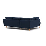 Phoebe Corner Sofa - Corner Group LHF Grade B - Left Hand Facing — Plush Velvet Indigo / Natural, gallery image 2