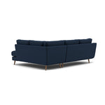 Phoebe Corner Sofa - Corner Group RHF Grade B - Right Hand Facing — Plush Velvet Indigo / Weathered Oak, gallery image 2