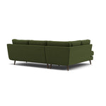 Phoebe Corner Sofa - Corner Group LHF Grade B - Left Hand Facing — Plush Velvet Vine / American Walnut, gallery image 2
