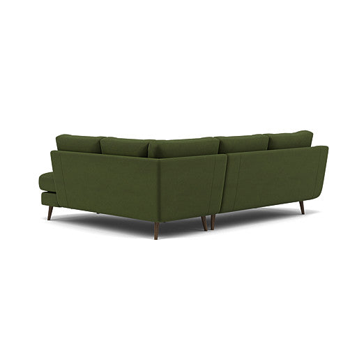 Phoebe Corner Sofa - Corner Group RHF Grade B - Right Hand Facing — Plush Velvet Vine / American Walnut, gallery image 2