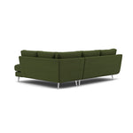 Phoebe Corner Sofa - Corner Group RHF Grade B - Right Hand Facing — Plush Velvet Vine / Chrome, gallery image 2
